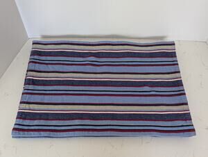 8 Placemats Double sided Coastal Nautical Americana Multi tonal Striped